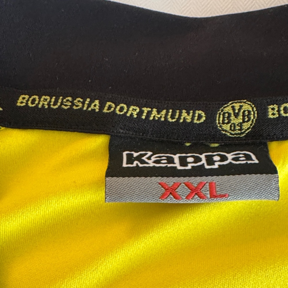 Borissia Dortmund Kappa BVB Yellow and Black Soccer Jersey Germany - XXL - Picture 2 of 9